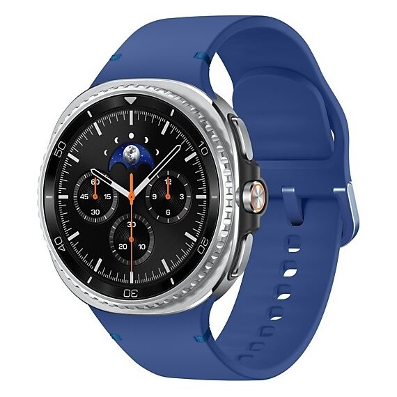 Galaxy Watch8 Classic | 46 мм | 4G LTE | Black | Sport/Blue | S/M, Размер: 46 мм, Цвет: Black, Тип ремешка: Sport, Цвет ремешка: Blue, Размер ремешка: S/M, Подключение часов: Bluetooth / Wi-Fi + 4G LTE